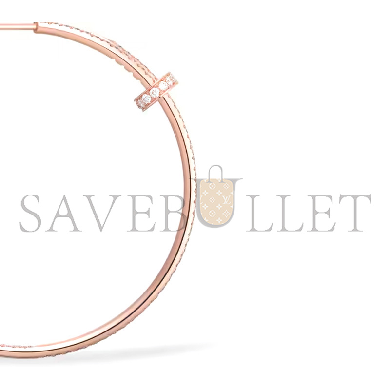 Ca*t*er juste un clou hoop earrings large model paved n8515009